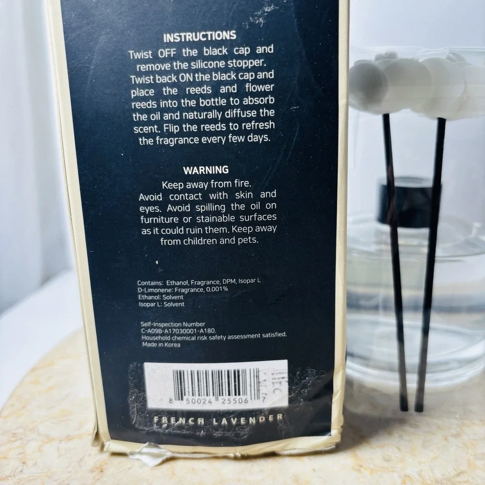 Culture & Nature Reed‎ Diffuser 6.7oz (200ml) French Lavender